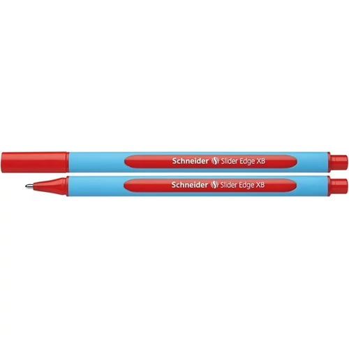SCHNEIDER Golyóstoll, 0,7 mm, kupakos, SCHNEIDER "Slider Edge XB", piros