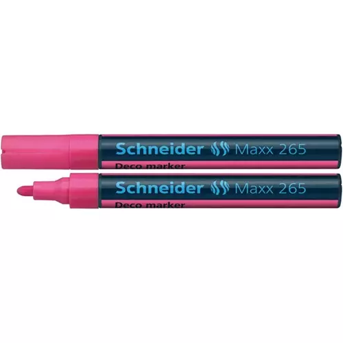 SCHNEIDER Krétamarker, 2-3 mm, SCHNEIDER "Maxx 265", rózsaszín