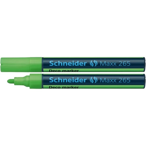SCHNEIDER Krétamarker, 2-3 mm, SCHNEIDER "Maxx 265", világos zöld