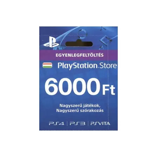 SONY PSN PlayStation Live Card (PS4) 6000 Ft