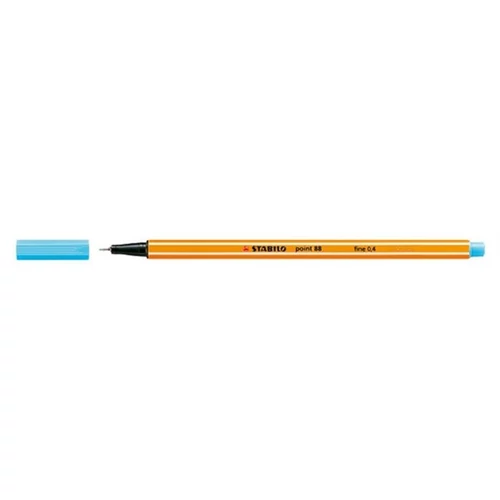 STABILO Tűfilc, 0,4 mm, STABILO "Point 88", azúrkék
