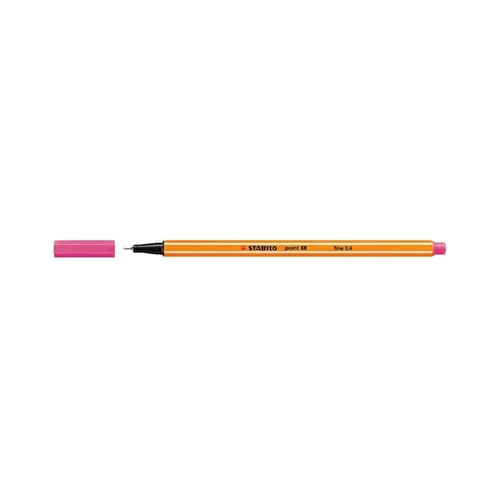 STABILO Tűfilc, 0,4 mm, STABILO "Point 88", rózsaszín