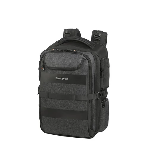SAMSONITE Notebook hátizsák 123554-1009, BP 15.6" EXP OVERNIGHT ANTHRACITE - BLEISURE