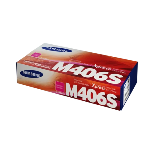 Samsung CLT-M406S; Magenta toner CLP-360/365W CLX-3305xx, SL-C410W/460FW színes lézernyomtatóhoz és MFP-hez (1000lap)