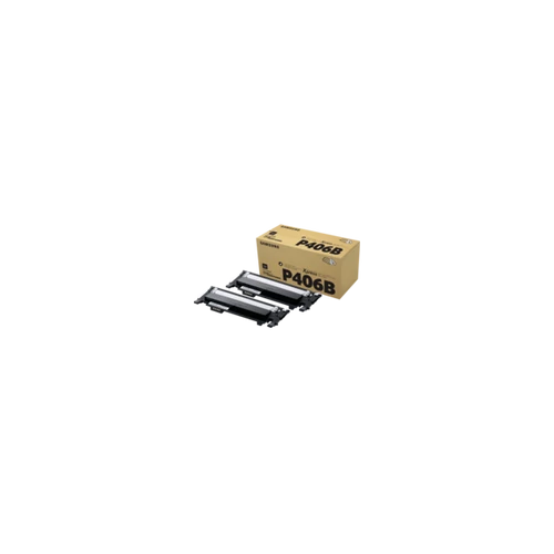 Samsung CLT-P406B; Fekete toner twinpack CLP-360/365W, CLX-3305xx, SL-C410W/460FW, SL-C430/480 lézerny.-hoz és MFP-hez