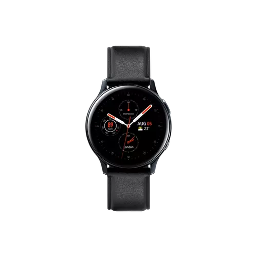 SAMSUNG Okosóra Galaxy Watch Active2 (40mm, Rozsdamentes acél), Fekete