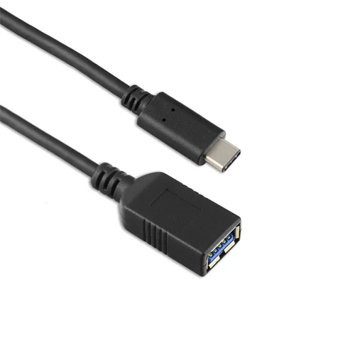 TARGUS USB Kábel ACC923EU, USB-C To USB-A(f) 3.1 Gen1 5Gbps (15cm Cable 3A) - Black
