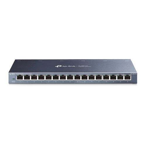 TP-LINK Switch 16x1000Mbps Fémházas Asztali, TL-SG116