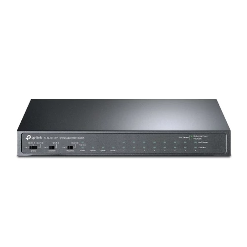 TP-LINK Switch 8x100Mbps (8xPOE+) + 2x1000Mbps + Gigabit SFP, TL-SL1311MP