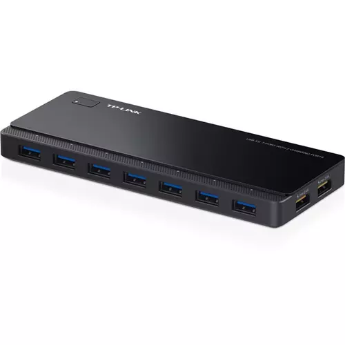 TP-LINK USB 3.0 HUB 7 Portos + 2 töltési csatlakozás, UH720