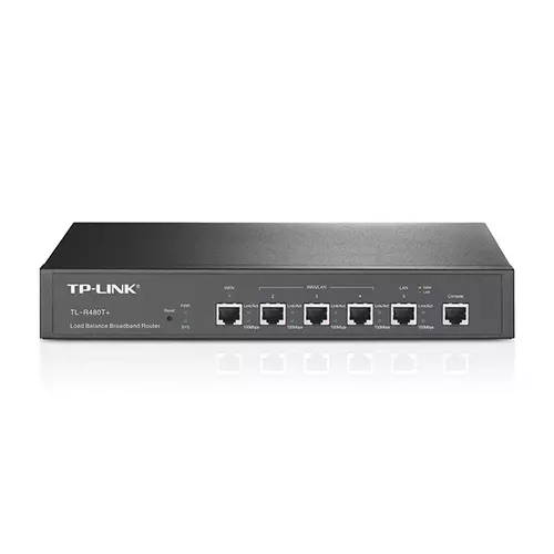 TP-LINK Vezetékes Router 1xWAN(100Mbps) + 3xWAN/LAN(100Mbps) + 1xLAN(100Mbps), TL-R480T+