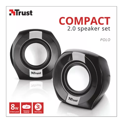 TRUST 2.0-ás hangszórókészlet 20943, Polo Compact 2.0 Speaker Set