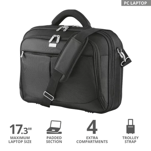 TRUST Notebook táska 17415, Sydney Carry Bag for 17.3" laptops - black
