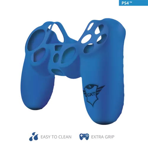TRUST Szilikon védőtok 21213, GXT 744B Rubber Skin for PS4 controllers - blue