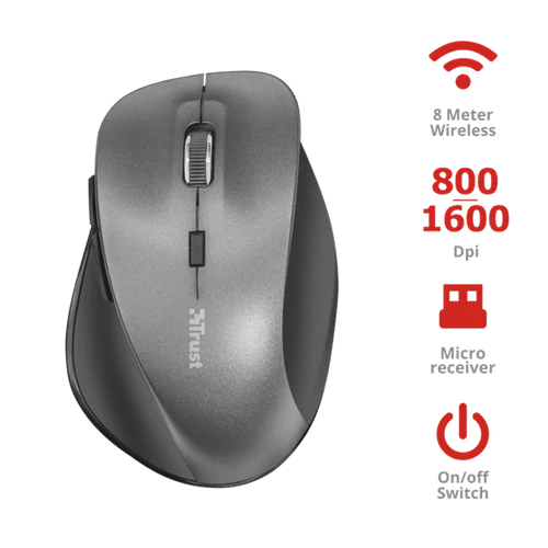TRUST Vezeték nélküli egér 22878, Ravan Wireless Mouse