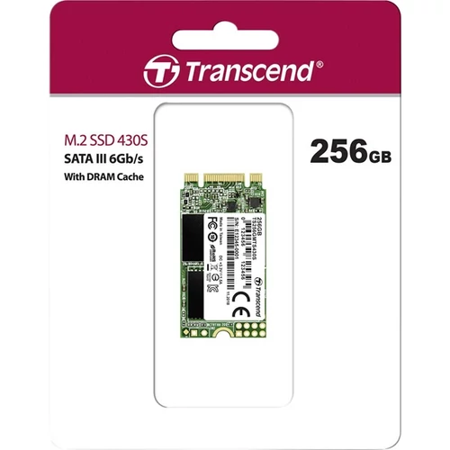 Transcend SSD M.2 SATA III 256GB Solid State Disk MTS430S 2242