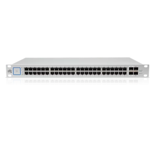UBiQUiTi Switch - US-48-500W - UniFiSwitch 48GbitLAN, 2SFP, 2SFP+, 70Gbps, Rack-Mountable, 500W PoE Budget, Managed