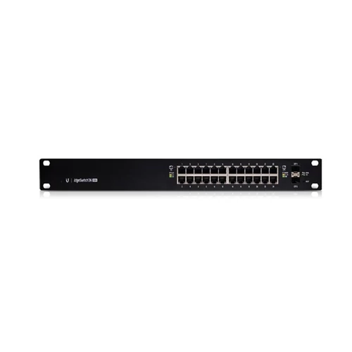 UBiQUiTi Switch - ES-24-250W - EdgeSwitch 24GbitLAN, 2SFP, 26Gbps, 250W PoE Budget, Managed