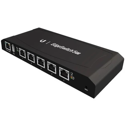 UBiQUiTi Switch - ES-5XP - EdgeSwitch 5Gbit PoE Port, 24V Passive PoE, Managed