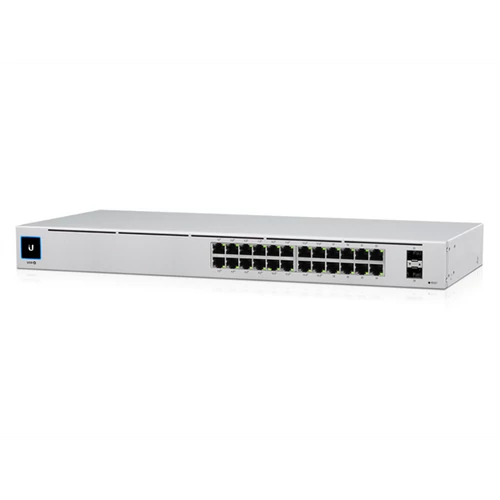 UBiQUiTi Switch - USW-24-POE - UniFi Switch Gen2, 24GbitLAN, 2SFP, Rack-Mountable, 120W PoE Budget, Managed