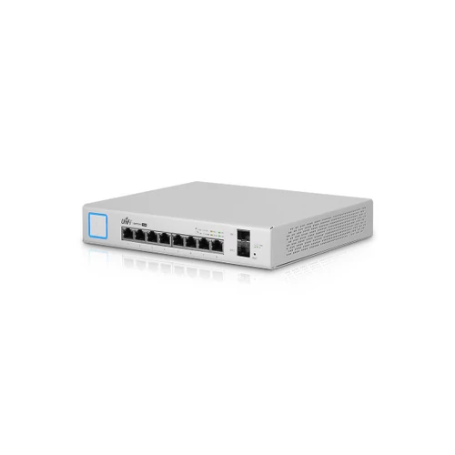 UBiQUiTi Switch - US-8-150W - UniFiSwitch 8GbitLAN, 2SFP, 10Gbps, 150W PoE Budget, Managed