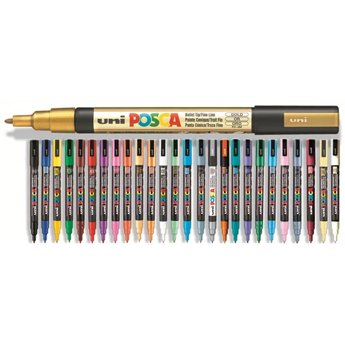 UNI POSCA Marker Pen PC-3M Fine - Apple Green