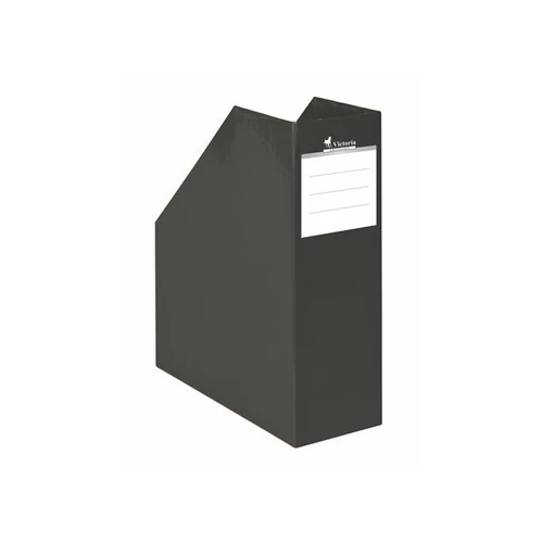 VICTORIA Iratpapucs, karton, 90 mm, VICTORIA, "Premium", fekete