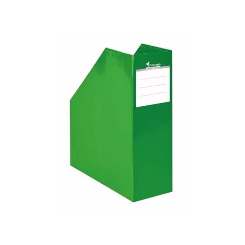 VICTORIA Iratpapucs, karton, 90 mm, VICTORIA, "Premium", zöld