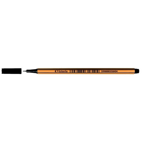 VICTORIA Tűfilc, 0,4 mm, VICTORIA,"Slim", fekete