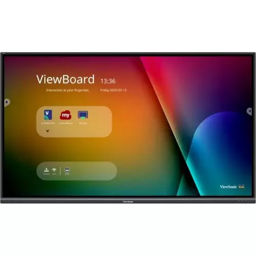 VIEWSONIC Interaktív kijelző,IFP8650-3, 86", UHD, multi-touch(20 érintés), 350cd/m2, 3xHDMI,VGA,RS232,LAN,USB