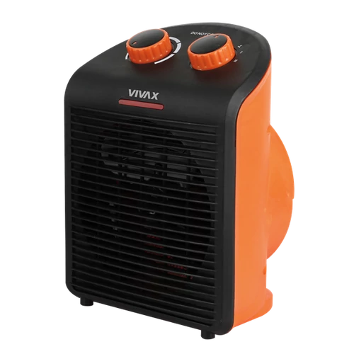 VIVAX FH-2081B ventilátoros hősugárzó, 1000W / 2000W, hőfokszabályozás narancs színű