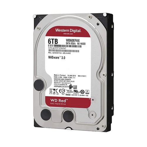 WESTERN DIGITAL 3.5" HDD SATA-III 6TB 5400rpm 256MB Cache, CAVIAR Red
