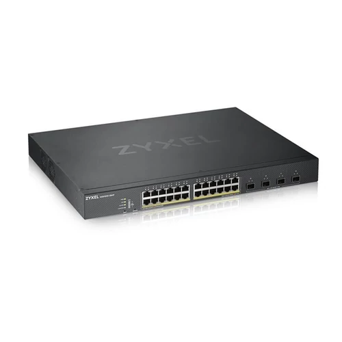 ZYXEL Switch 24x1000Mbps (24xPOE) + 4xGigabit SFP+ Menedzselhető Rackes, XGS1930-28HP-EU0103F
